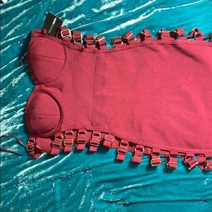 Sexy Burgundy dress Size S